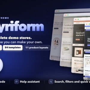 Myriform Shopify theme cover